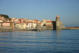 La baie de Collioure - Photo prise en Janvier 2005 par Ph. DELAVAQUERIE.