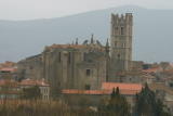 Eglises - Mars 2005. L'église St-Etienne d'Ille-sur-Têt (66).