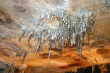Grotte des grandes canalettes&nbsp;-&nbsp;Salle du balcon : plafond.
